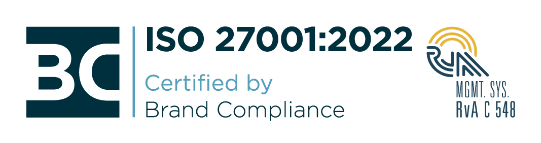 ISO 27001:2022 certification mark